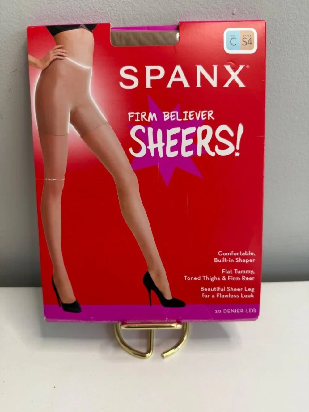 Spanx Firm Believer Sheers 20 Denier Leg Size C Shade S4 Comfortable Shaper